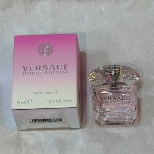 Versace Bright Crystal Mini Travel Perfume EDP 5ml .17oz NIB